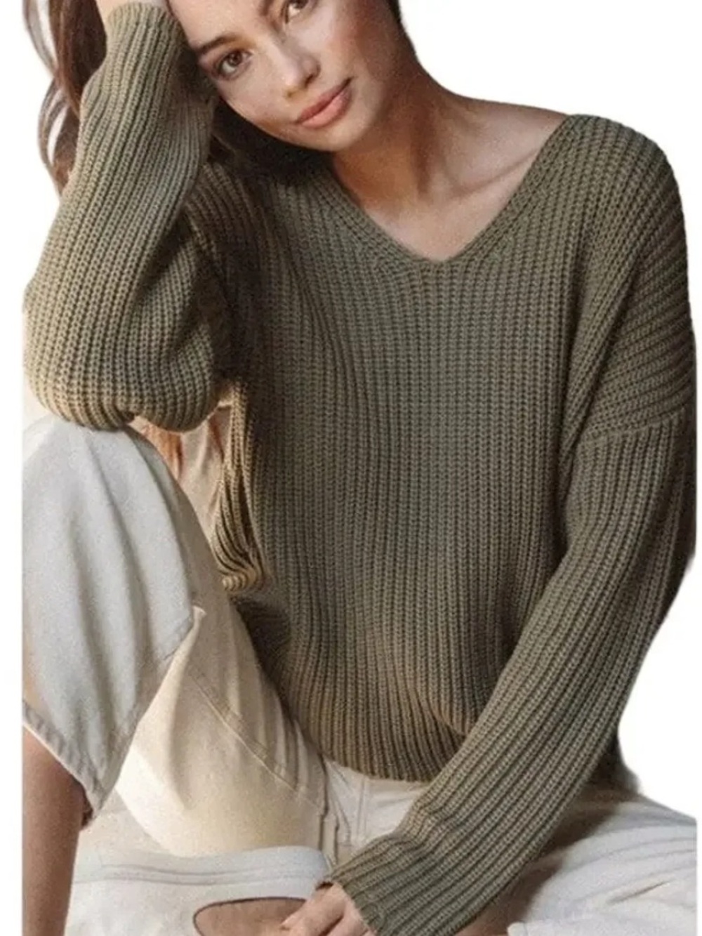 Jenni Kayne Flawed Fisherman Organic Cotton Blend Sweater